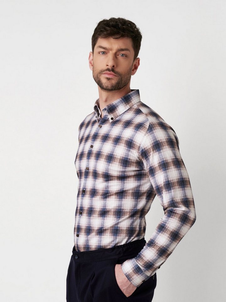 DESOTO Businesshemd Casual Button Down mit Button Down Kragen von DESOTO