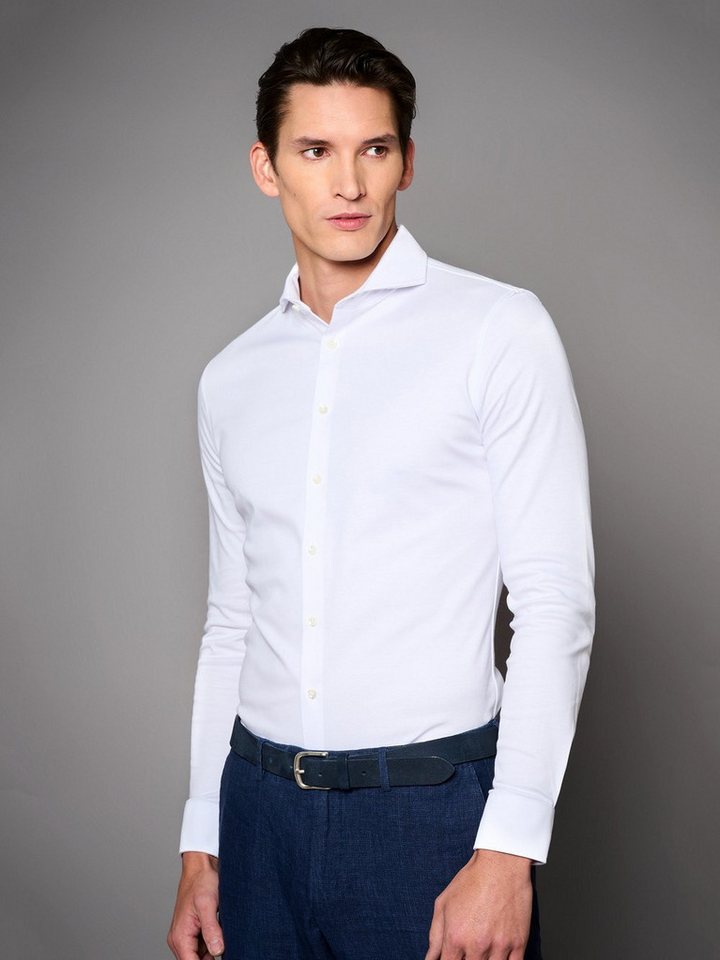 DESOTO Businesshemd Luxury Hai aus Jersey mit Hai Kragen von DESOTO