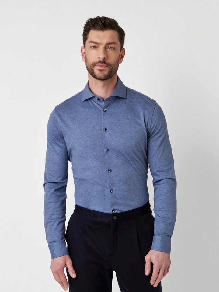 DESOTO Businesshemd Luxury Hai aus Jersey mit Hai Kragen von DESOTO