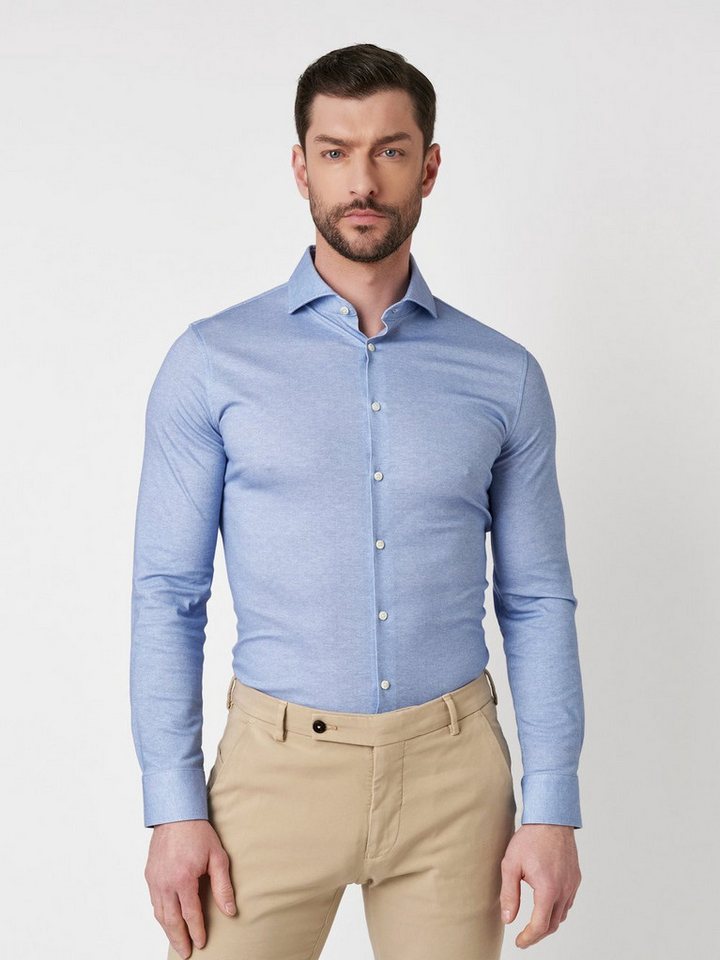 DESOTO Businesshemd Luxury Hai aus Jersey mit Hai Kragen von DESOTO