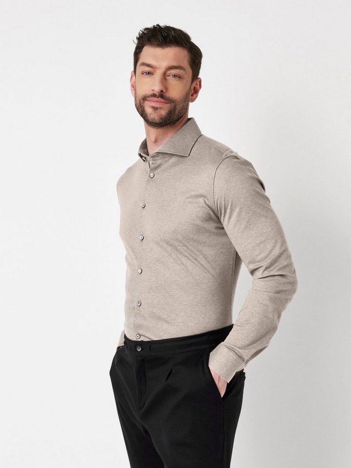 DESOTO Businesshemd Luxury Hai aus Jersey mit Hai Kragen von DESOTO