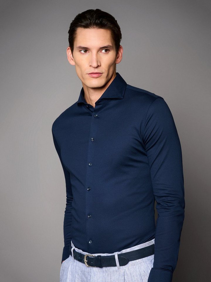 DESOTO Businesshemd Luxury Hai aus Jersey mit Hai Kragen von DESOTO