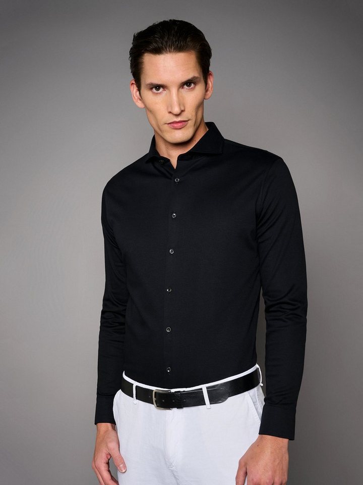 DESOTO Businesshemd Luxury Hai aus Jersey mit Hai Kragen von DESOTO