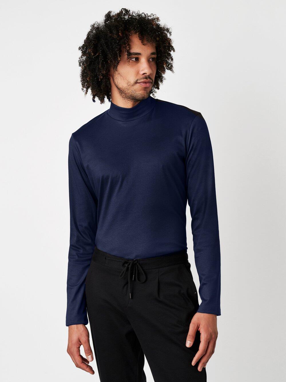 DESOTO - Casual Turtleneck solid navy - Gr. - 3XL von DESOTO