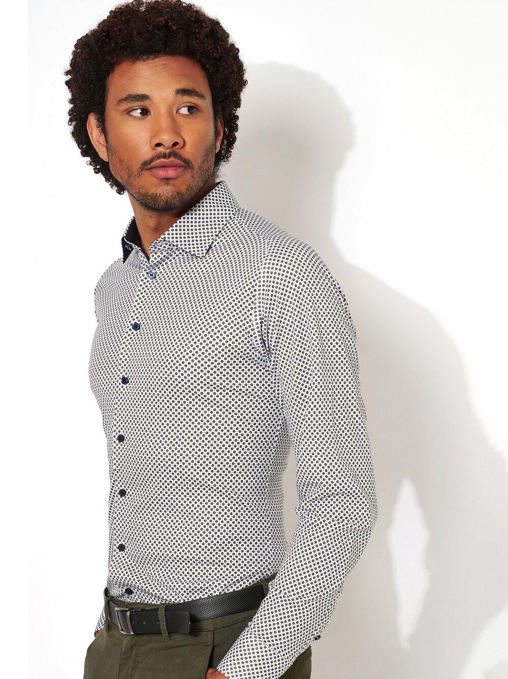 DESOTO - DESOTO Kent 1/1 white with green dots - Gr. - S von DESOTO