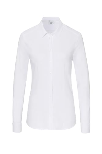 DESOTO Damen Jerseybluse - Bügelfrei White Uni 42 von DESOTO