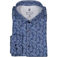 DESOTO Herren Hemd blau Kent von DESOTO