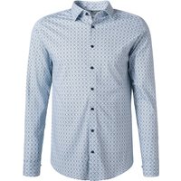 DESOTO Herren Hemd blau gemustert von DESOTO