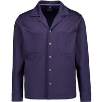 DESOTO Herren Overshirt blau Baumwoll-Jersey von DESOTO