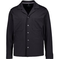 DESOTO Herren Overshirt schwarz Baumwoll-Jersey von DESOTO