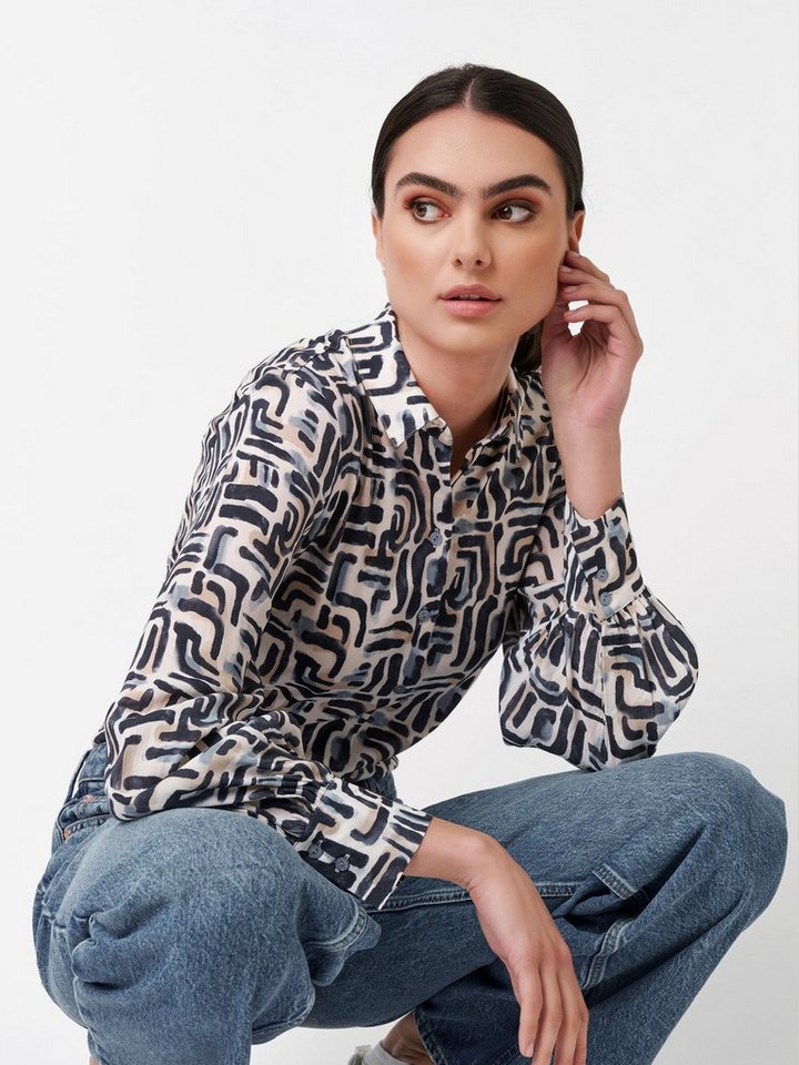 DESOTO Klassische Bluse Pia mit Hemdblusenkragen von DESOTO