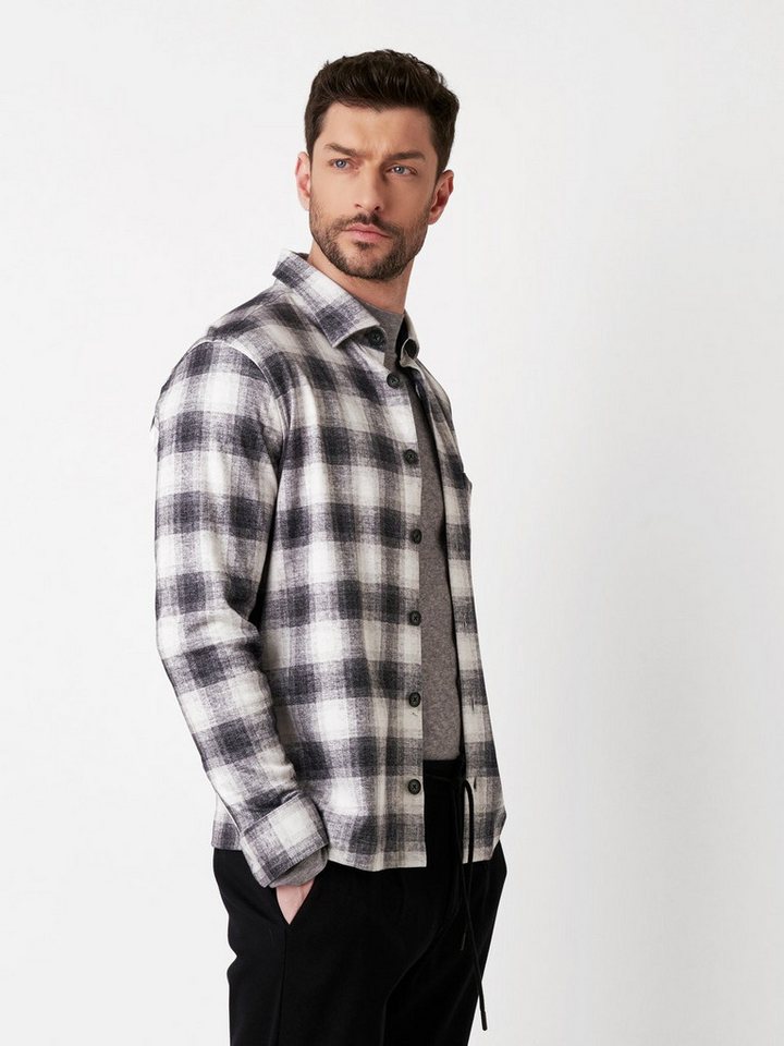 DESOTO Langarmhemd Casual Overshirt Kent mit Kent Kragen von DESOTO