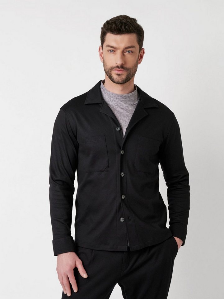 DESOTO Langarmhemd Casual Overshirt Revers mit Revers Kragen von DESOTO