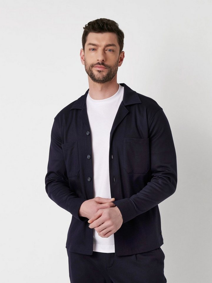 DESOTO Langarmhemd Casual Overshirt Revers mit Revers Kragen von DESOTO