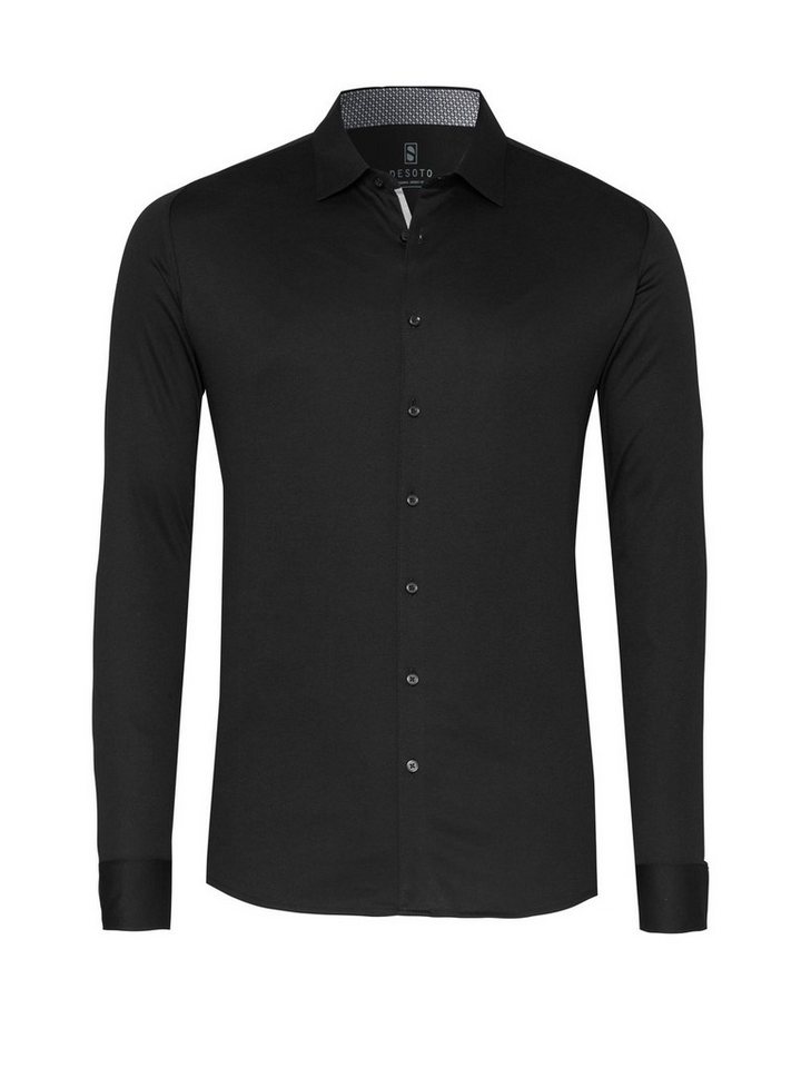 DESOTO Langarmhemd Jerseyhemd Casual Kent von DESOTO