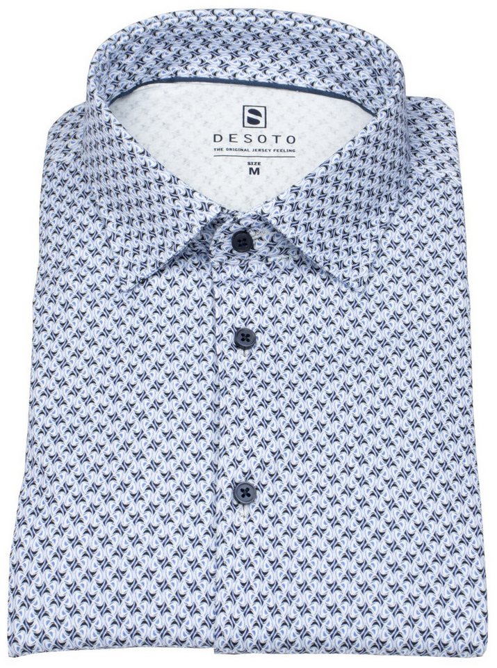 DESOTO Langarmhemd stark tailliert bügelfrei Kentkragen von DESOTO
