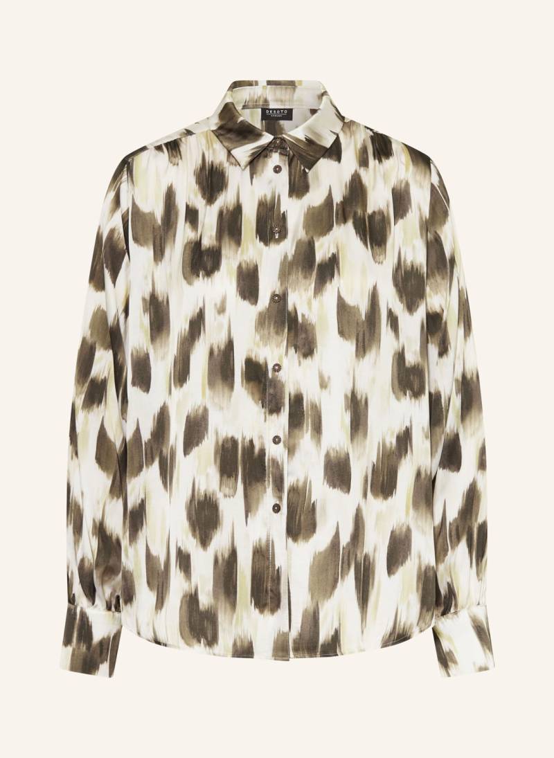 Desoto Hemdbluse Lena Aus Satin weiss von DESOTO