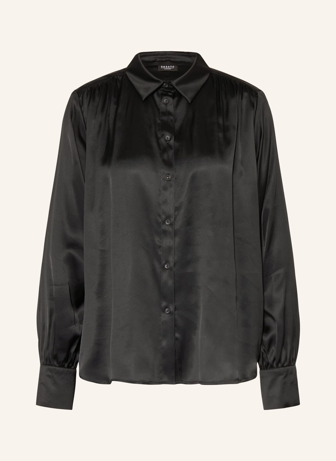 Desoto Hemdbluse Luxury Lena schwarz von DESOTO