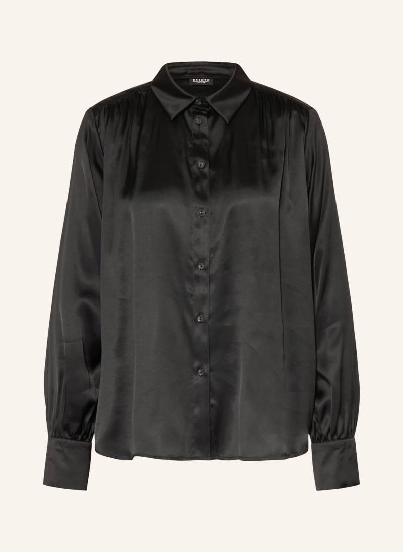 Desoto Hemdbluse Luxury Lena schwarz von DESOTO
