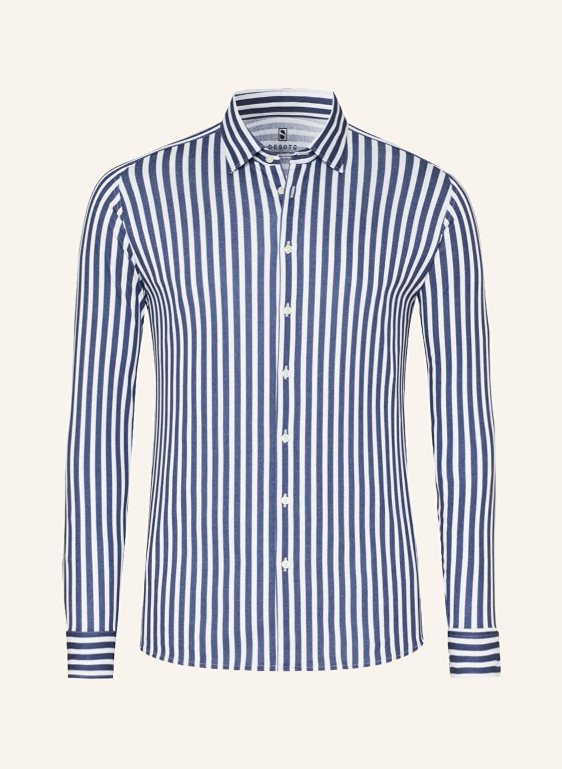 Desoto Jerseyhemd Slim Fit blau von DESOTO