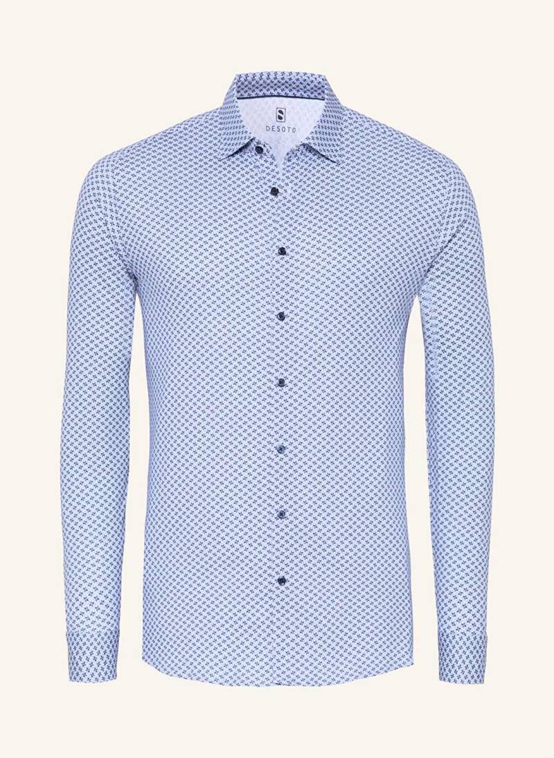 Desoto Jerseyhemd Slim Fit blau von DESOTO
