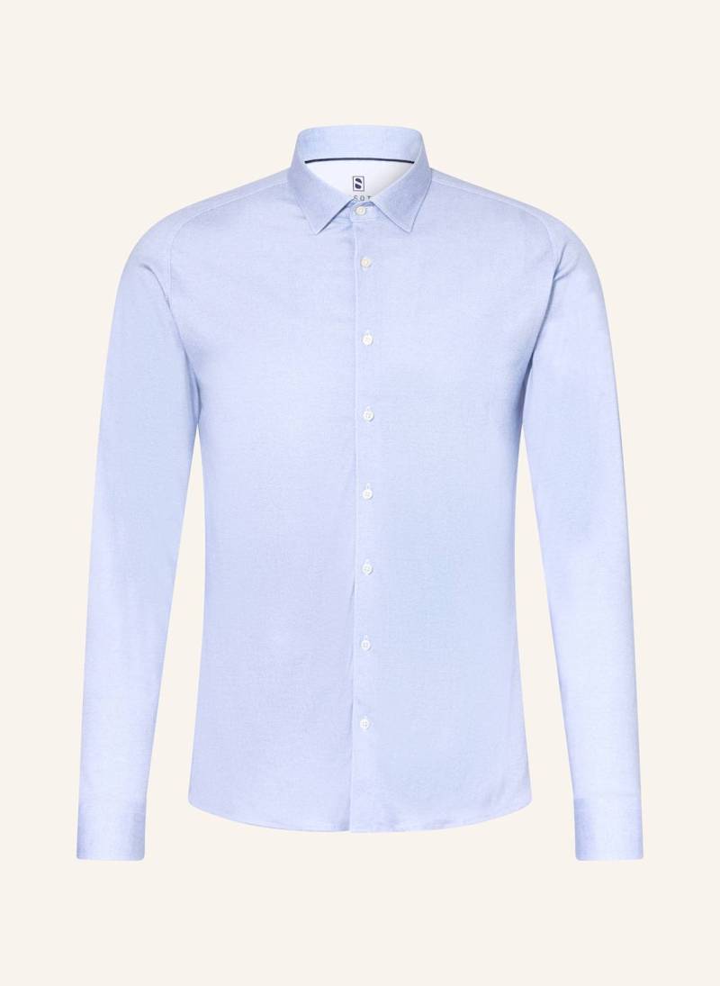 Desoto Jerseyhemd Slim Fit blau von DESOTO