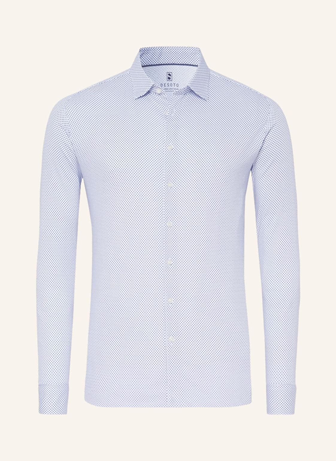 Desoto Jerseyhemd Slim Fit weiss von DESOTO