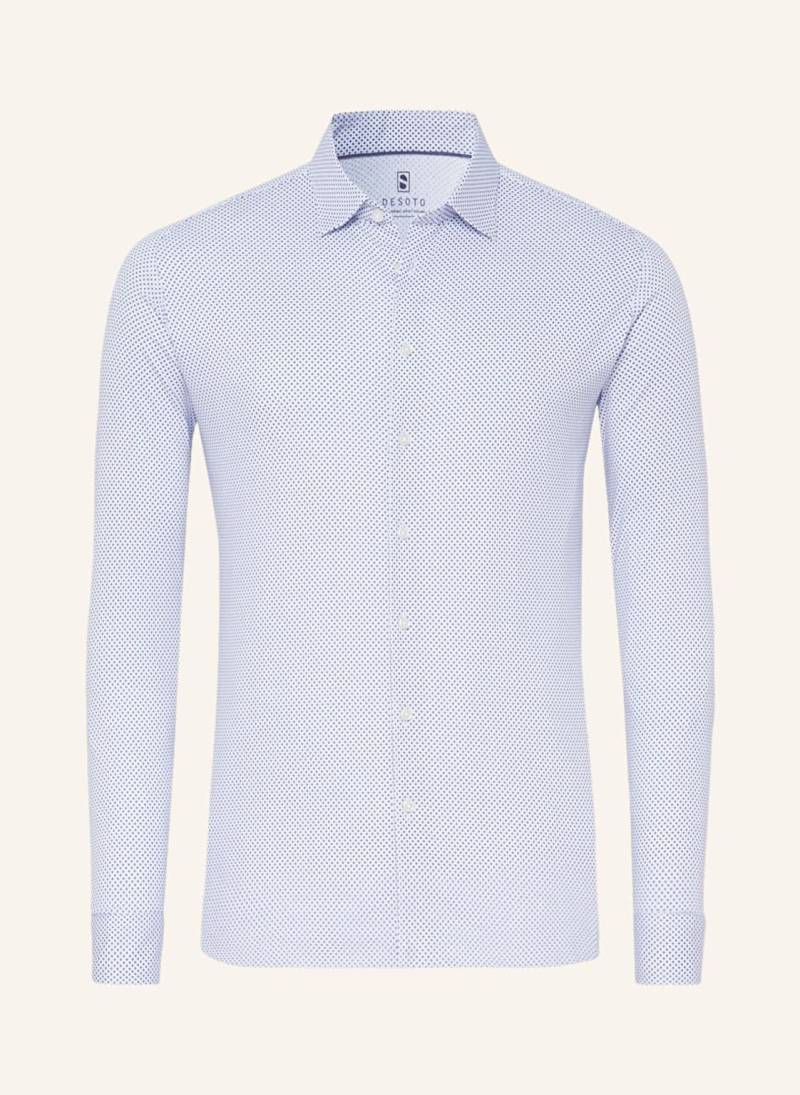 Desoto Jerseyhemd Slim Fit weiss von DESOTO
