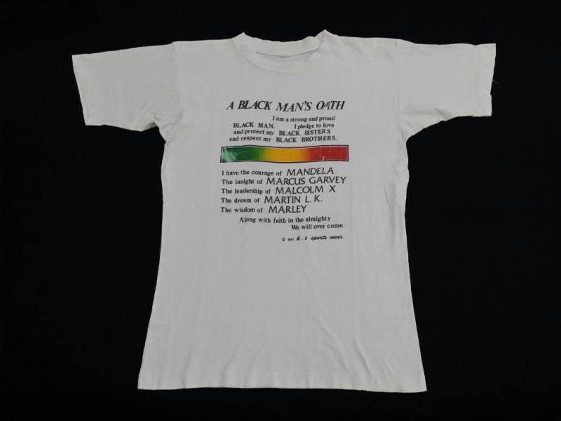 Vintage 90Er 1991 A Black Man Es Oath Mandela Marcus Garvey Malcolm X Martin Luther King Bob Marley Seltenes Kultiges T-Shirt Einzelstich Vintage 90Er 1991 A Black Man Es Oath Mandela Marcus Garvey Malcolm X Martin Luther King Bob Marley Seltenes Kultiges T-Shirt Einzelstich von DESPABLO