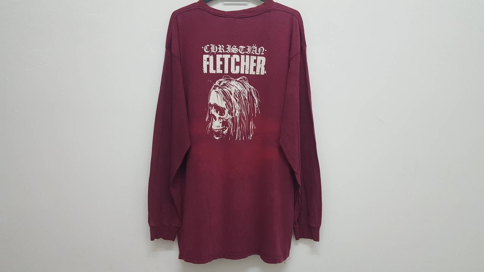 Vintage 90Er Jahre Christian Fletcher Surf Skaterock Langarm T-Shirt Made in Usa Surfen Skateboard Kunstwerk Seltene Style Distressed Vintage 90Er Jahre Christian Fletcher Surf Skaterock Langarm T-Shirt Made in Usa Surfen Skateboard Kunstwerk Seltene Style Distressed von DESPABLO