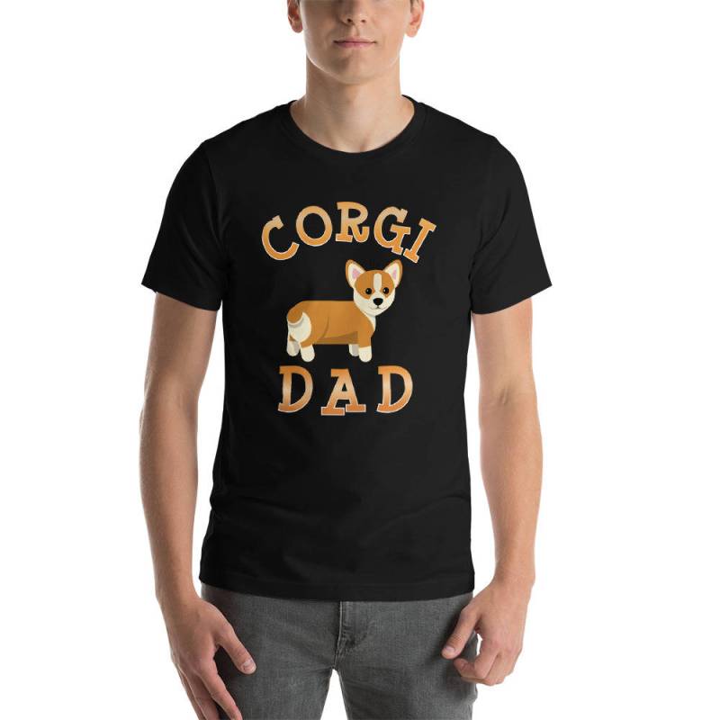 Corgis Dad Short-Sleeve Unisex T-Shirt von DESTENYByAngel