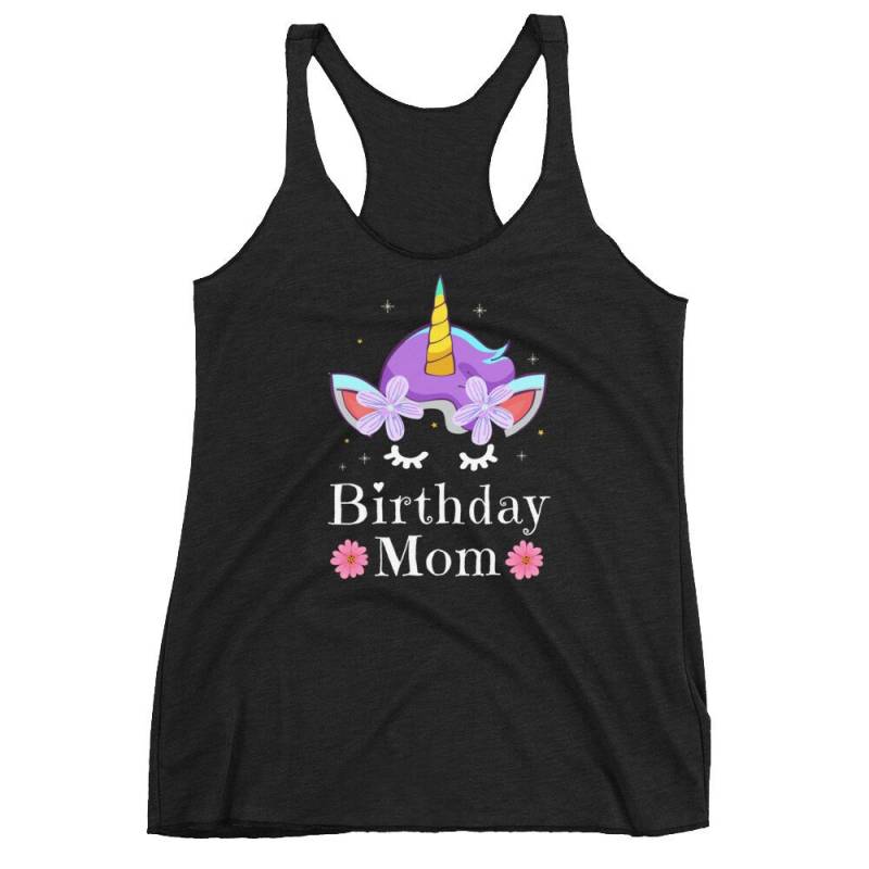 Einhorn-Geburtstag Mutter Geschenk Frauen Racerback Tank von DESTENYByAngel