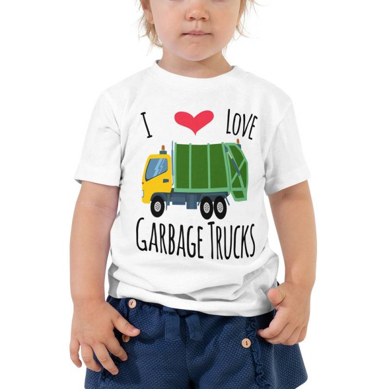 Ich Liebe Müllwagen Kleinkind Kurzarm T-Shirt Ich Liebe Müllwagen Kleinkind Kurzarm T-Shirt von DESTENYByAngel