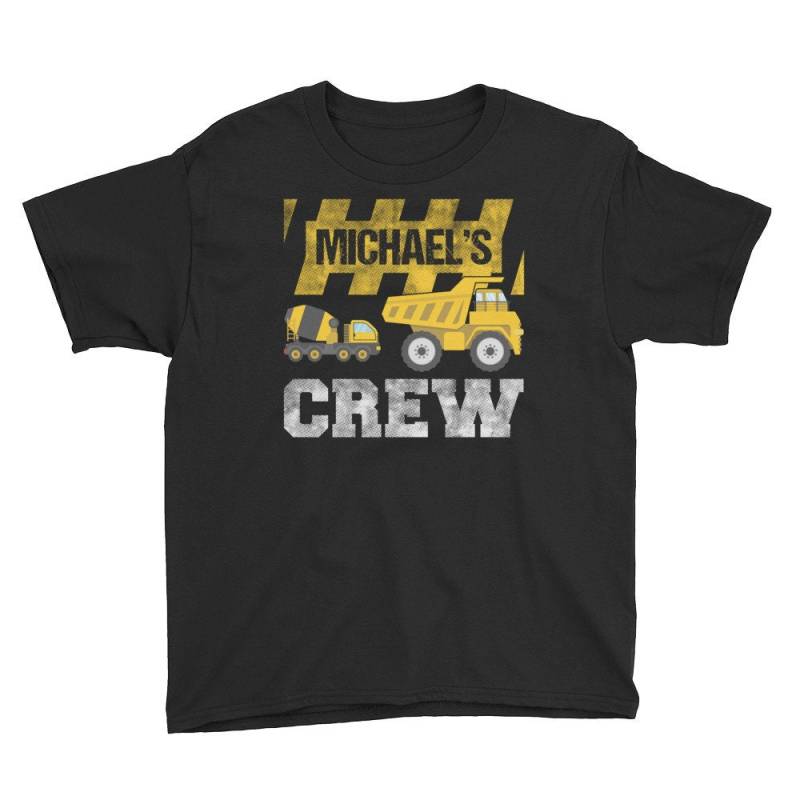 Michaels Geburtstag Crew Bau Partei Jugend Kurzarm T-Shirt von DESTENYByAngel