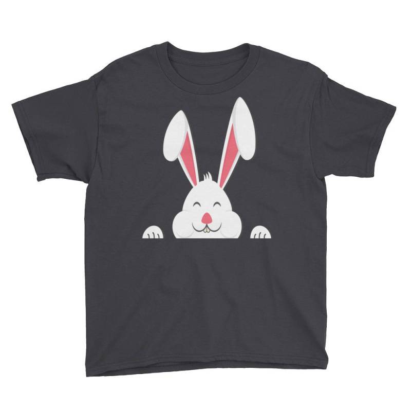 Ostern Hase Gesicht Jugend Kurzarm T-Shirt von DESTENYByAngel