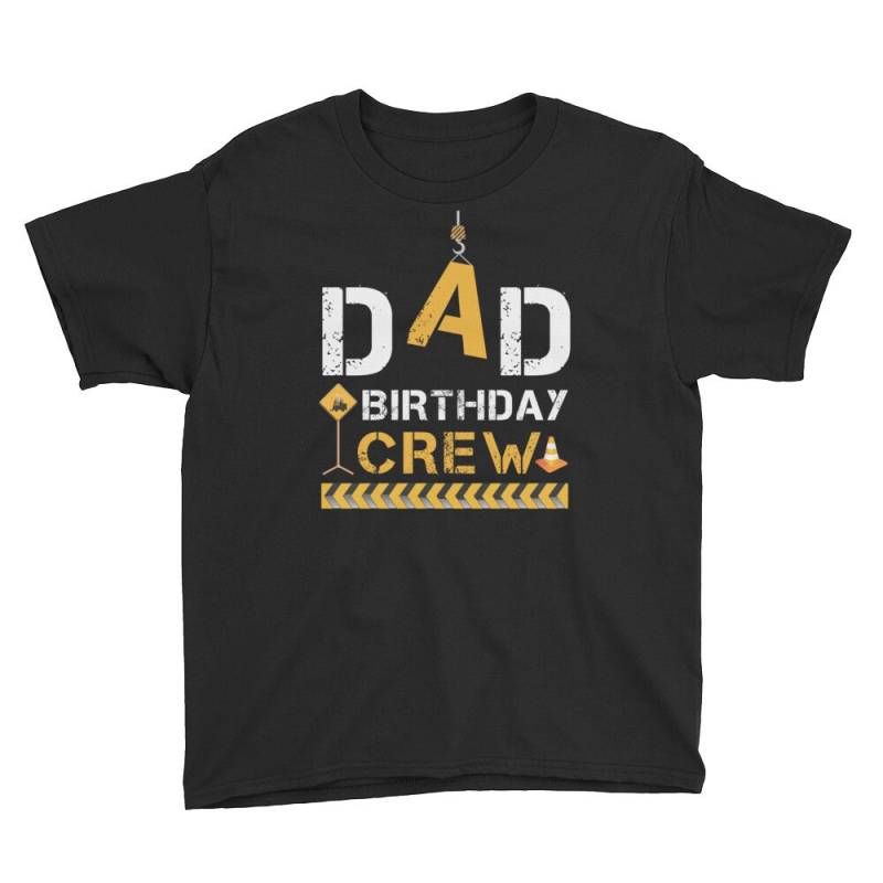Papa Geburtstag Crew Bau Partei Jugend Kurzarm T-Shirt von DESTENYByAngel