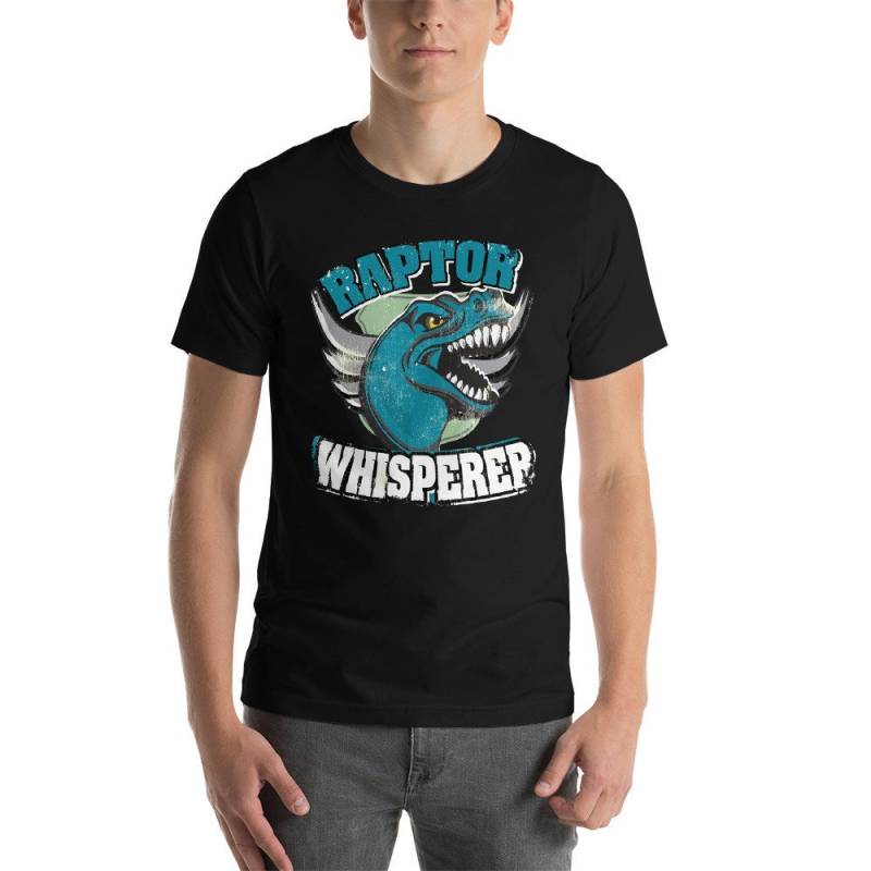 Raptor Whisperer Dinosaurier Archäologie Geschenk Kurzarm Unisex T-Shirt von DESTENYByAngel