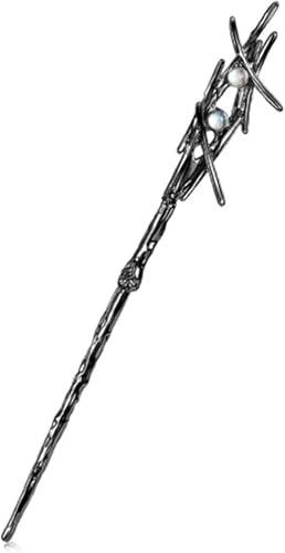 Chinesischer Haarstab for Frauen – Hanfu Cosplay Haarnadel – Eleganter Haarschmuck for Mädchen und Damen(Silver-18.5 Cm) von DETPWVWB