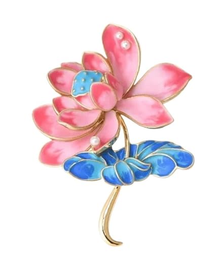 Elegante Lotusblumenbrosche for Damen – anspruchsvolle und exquisite Anstecknadel for jeden Anlass von DETPWVWB