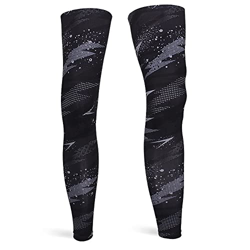 DETUCK Unisex Fahrrad-Beinlinge, Sommer Leg Warmer Sport Kompression Sonnenschutz UV-Schutz Leg Sleeves von DETUCK