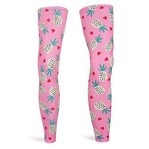 DETUCK Unisex Fahrrad-Beinlinge, Sommer Leg Warmer Sport Kompression Sonnenschutz UV-Schutz Leg Sleeves von DETUCK