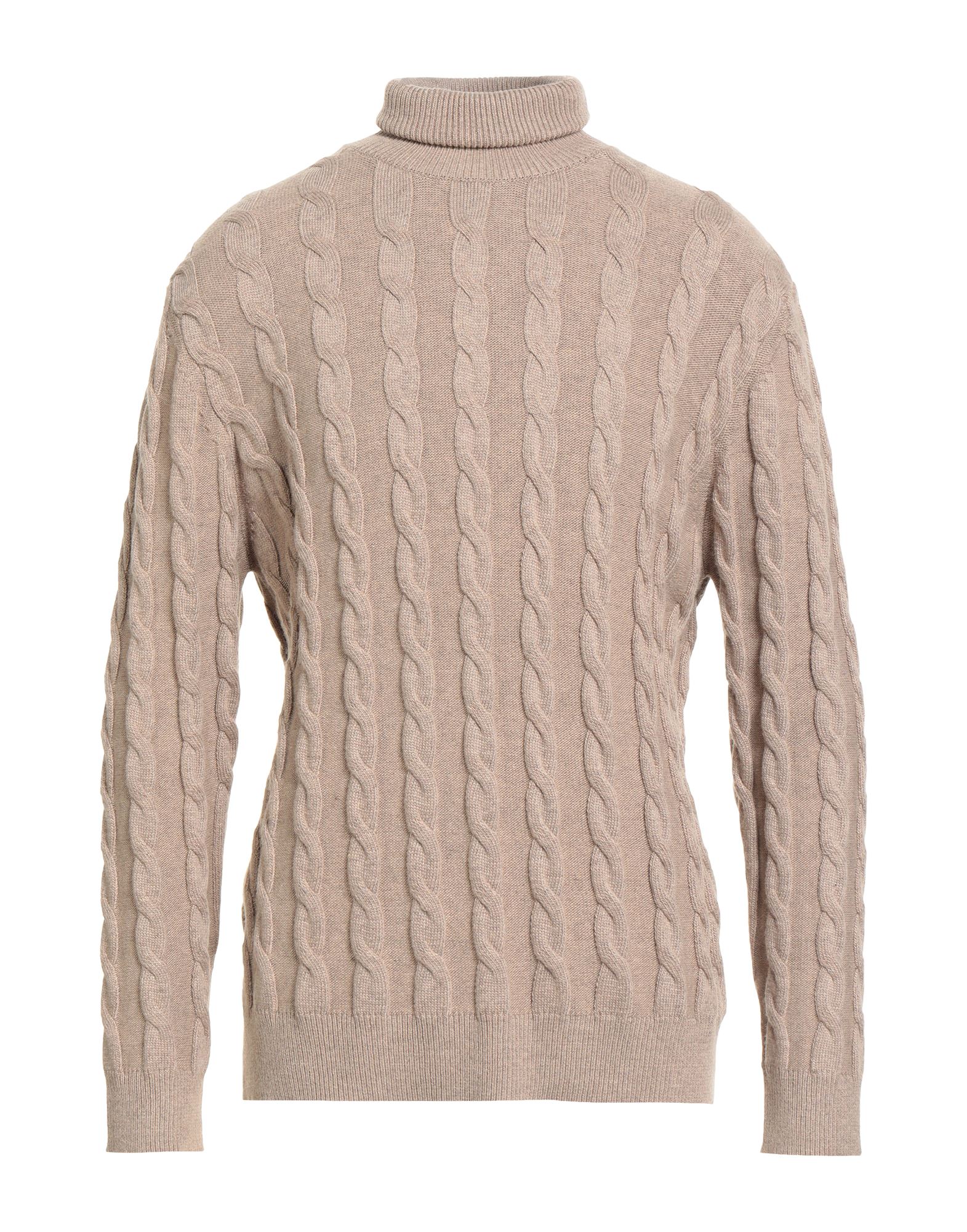 DETWELVE Rollkragenpullover Herren Sand DETWELVE Rollkragenpullover Herren Sand von DETWELVE
