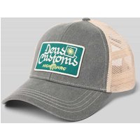 DEUS EX MACHINA Trucker Cap mit Label-Patch in Anthrazit, Größe 1 von DEUS EX MACHINA