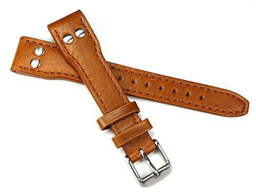 18mm Flieger Pilot Style Lederband Genuine Kalbsleder Hellbraun IW 18mm Flieger Pilot Style Lederband Genuine Kalbsleder Hellbraun IW von DEUTSCH