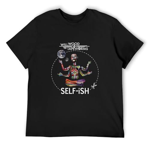 Selfish Self-Ish Will Wood T-Shirt Vintage Clothes T-Shirt Men Black M von DEVELL