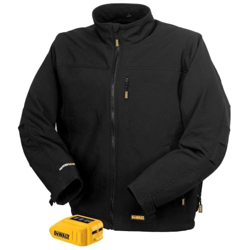 DEWALT DCHJ060ABB-XL Heated Soft Shell Jacket, XL, Black von DEWALT