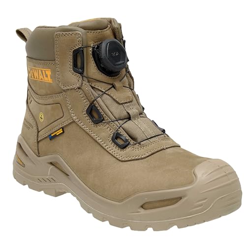 DEWALT Herren Lander Boot BAU-Stiefel, Stone, 42 EU Weit von DEWALT
