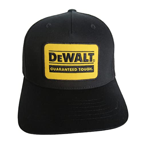 DEWALT Men's Oakdale Patch Trucker Hat (Black/Yellow) von DEWALT