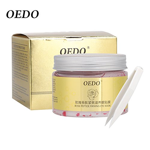 OEDO 60 Stück Rosen-Augenmaske, Augenlid-Patch, Anti-Aging-Falten, Reduziert Augenringe, Anti-Falten-Patches Für Miprove Feine Linien von DEWIN