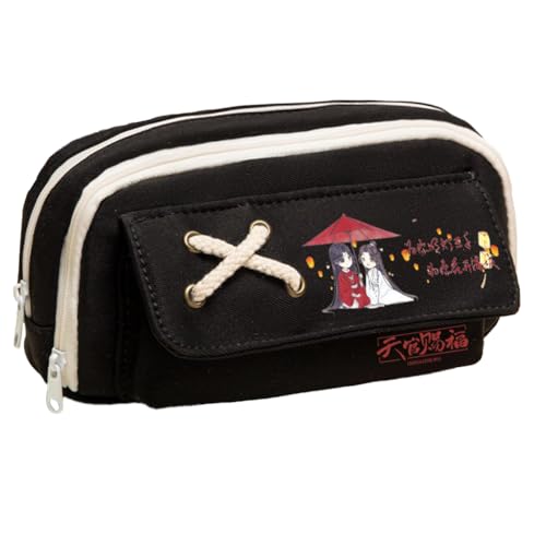 DEXSHUN Anime Federmäppchen Xie Lian/Hua Cheng Pencil case Doppelschichtiger 3D-Druck Federmäppchen Große Stiftbox Schreibwarenbox für Studenten von DEXSHUN